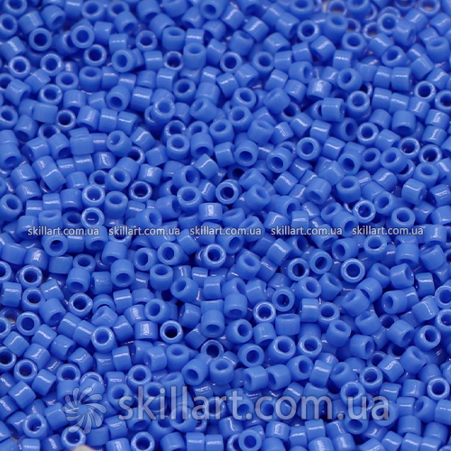 Бисер DB-730 Miyuki Delica Beads 11/0 (натуральный, васильковый)